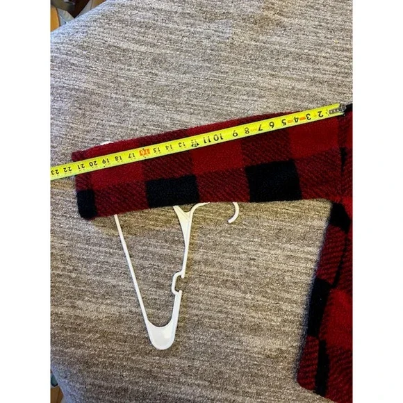 Harper Heritage Buffalo Plaid Sherpa Snap Close Shacket SZ M - Picture 8 of 11